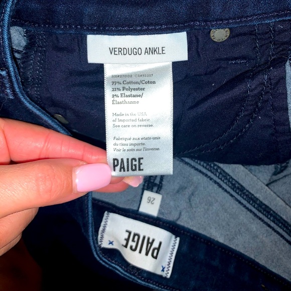 PAIGE VERDUGO ANKLE JEANS - Picture 3 of 7